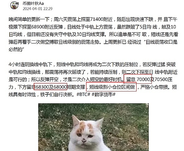 洪伟看盘：比特币以太坊早间操作策略分享